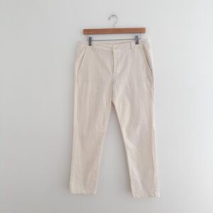 Vintage Made In Italy Baby Corduroy Pants Cream Button Fly Size 8-10